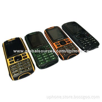 Quad-band Mobile Phones, 2-inch LCD, Dual-SIM Cards, Shock-proof, Dust-proof